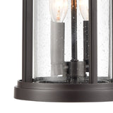 Brison 8'' Wide 2-Light Outdoor Pendant - Oil Rubbed Bronze