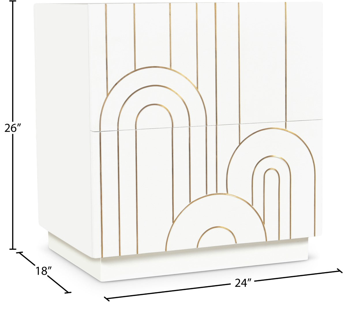 Meridian Furniture Turin Night Stand - Thumbnail 5