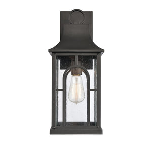 Triumph 17.75'' High 1-Light Outdoor Sconce - Textured Black