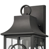 Triumph 17.75'' High 1-Light Outdoor Sconce - Textured Black