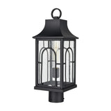 Triumph 19.75'' High 1-Light Outdoor Post Light - Textured Black