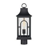 Triumph 19.75'' High 1-Light Outdoor Post Light - Textured Black