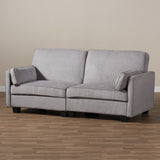 Baxton Studio Felicity Modern and Contemporary Light Gray Fabric Upholstered Sleeper Sofa