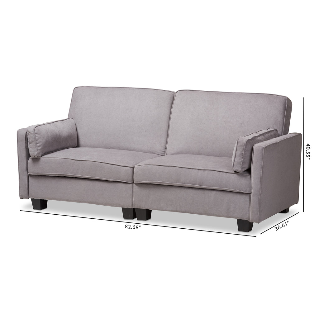 Felicity Modern Contemporary Fabric Upholstered Sleeper Sofa