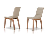 VIG Furniture Liev - Modern Leatherette Dining Chair (Set of 2) VGGU8992CH
