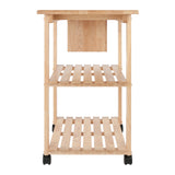 Winsome Wood Mario Utility Kitchen Cart, Natural 89933-WINSOMEWOOD