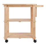 Winsome Wood Mario Utility Kitchen Cart, Natural 89933-WINSOMEWOOD