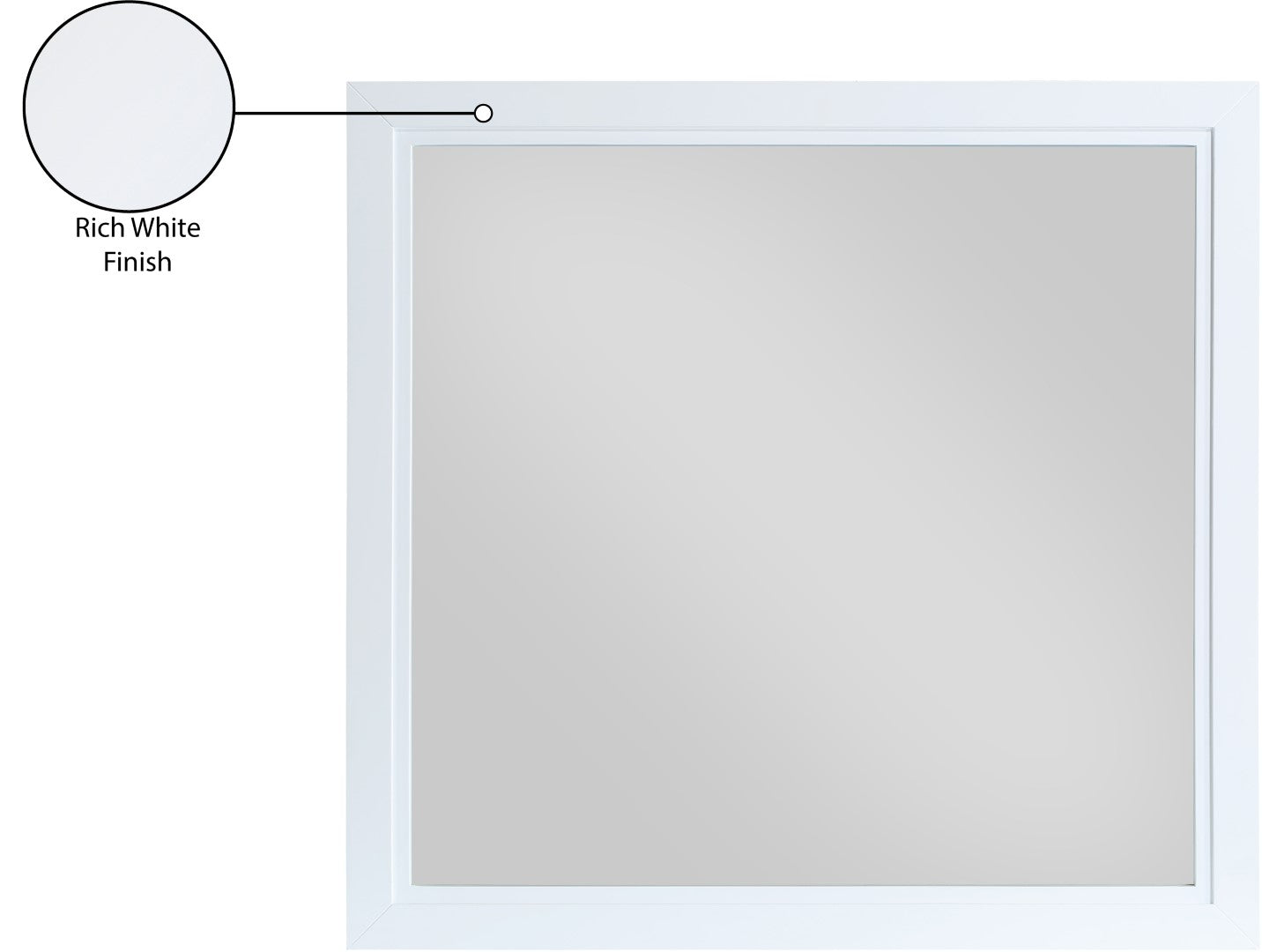 Meridian Furniture Bowtie Mirror - Thumbnail 5