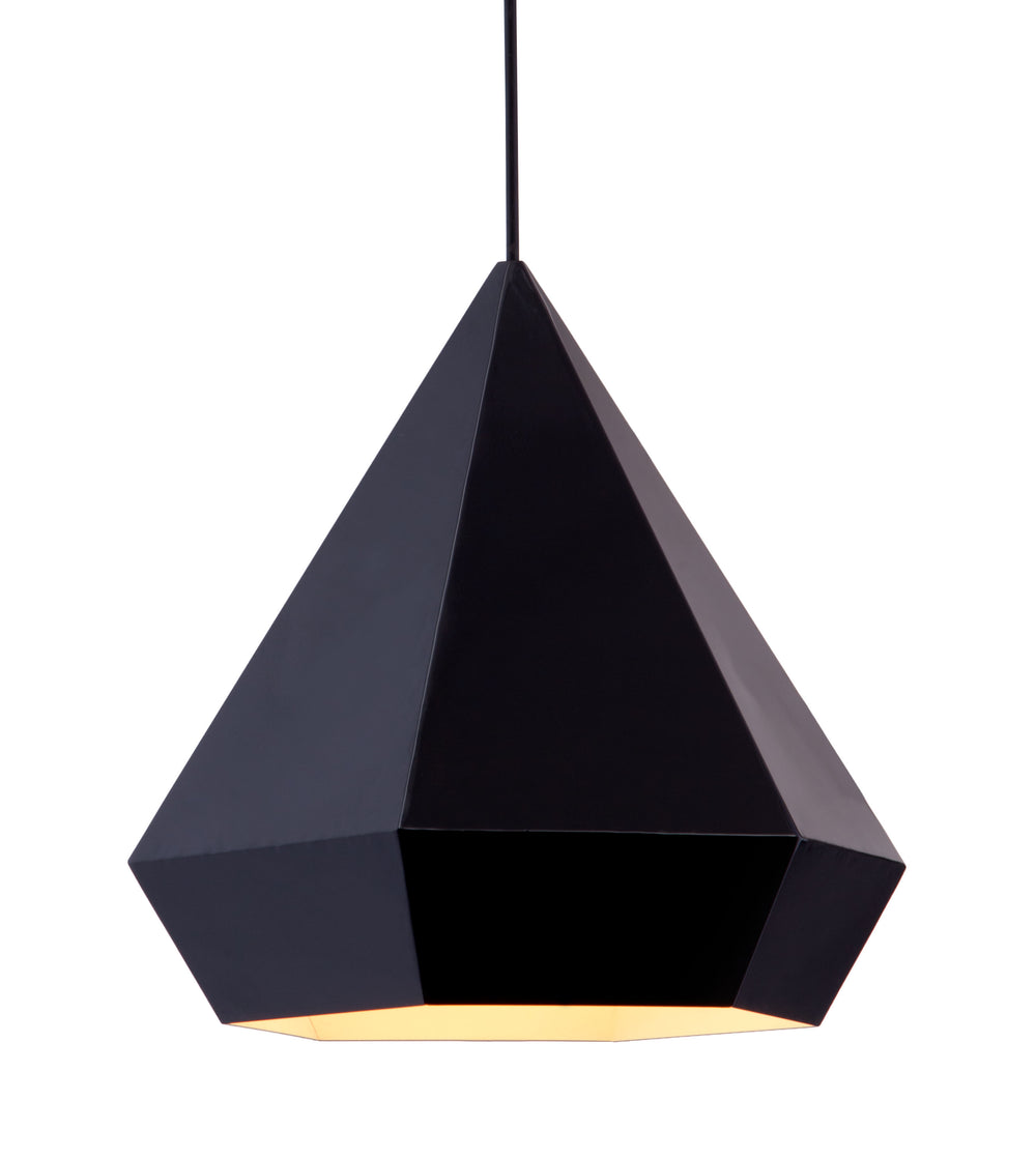 Zuo Modern Forecast Steel Modern Commercial Grade Ceiling Lamp Black Steel