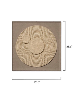 Jamie Young Co. Barbados Small Wall Art 8BARB-SMWAWH