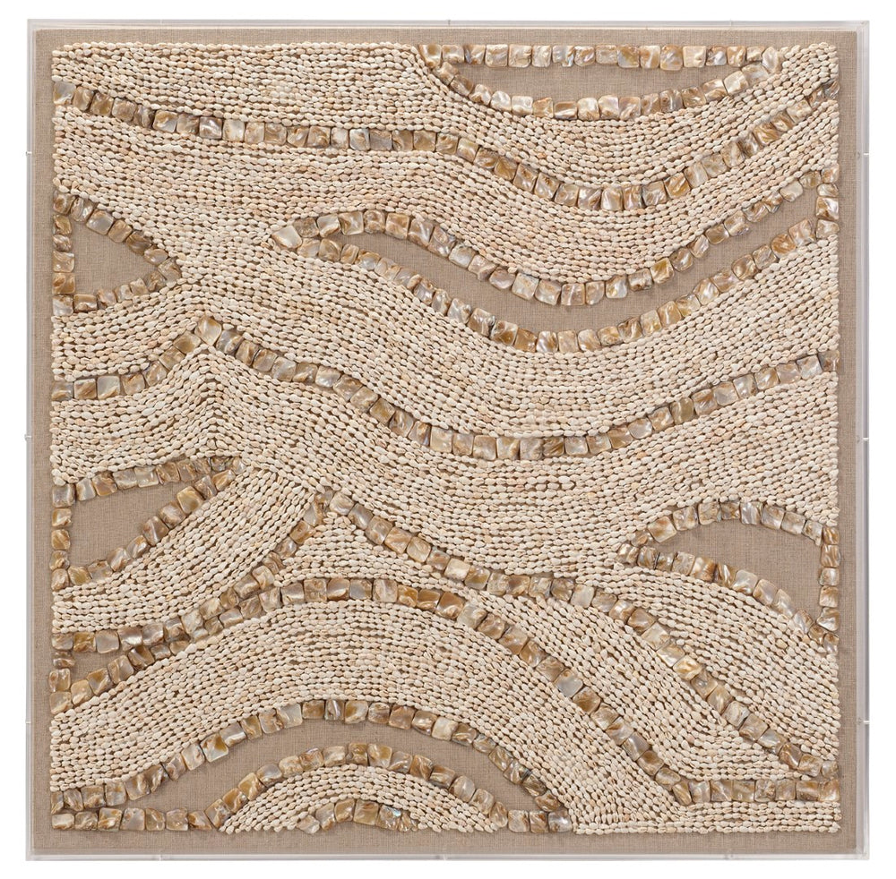 Jamie Young Co. Big Wave Shell Wall Art 8BIGWAV-WACR