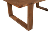 Alpine Furniture Ayala Dining Table 3385-01 Antique Cappuccino Pine Solids & Veneer 84 x 42 x 30