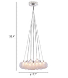 English Elm EE2513 Glass, Steel Modern Commercial Grade Ceiling Lamp Clear Glass, Steel