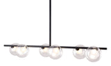 Keyoz Steel, Glass Modern Commercial Grade Ceiling Lamp