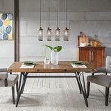 INK+IVY Trestle Industrial Trestle Dining/Gathering Table II121-0118