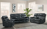 Intercon Summit Modern Dual-Power Sofa | Bolero Slate SI-SF-390DPR-SLT-C SI-SF-390DPR-SLT-C