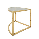 Sagebrook Home Contemporary Metal Pull Out Coffee Table, Gold 15440-02 Gold Metal