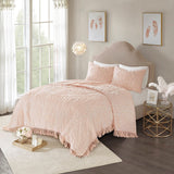 Laetitia Global Inspired 100% Cotton Chenille Coverlet Set