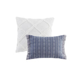 Madison Park Allegany Casual 75% Polyester 25% Cotton 5pcs Jacquard Comforter Set MP10-7874