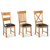 Intercon Family Dining Transitional X-Back Chair FD-CH-125C-CNT-RTA FD-CH-125C-CNT-RTA