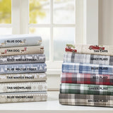 Woolrich Flannel Casual 100% Cotton Printed Sheet Set WR20-2281