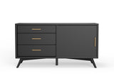 Flynn Small TV Console, Black