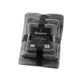 Beautyrest Nuage Glam/Luxury 20% Tencel/Lyocel 75% Cotton 5% Silverbac 6pcs Towel Set BR73-3753