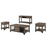 Intercon Whiskey River Home Entertainment Industrial Whiskey River Coffee Table WY-TA-5028-GPG-C WY-TA-5028-GPG-C