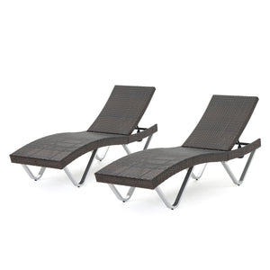 San Marco Chaise Lounge (KD) (2 pack) Noble House
