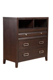 Legacy 3 Drawer TV Media Chest, Black Cherry