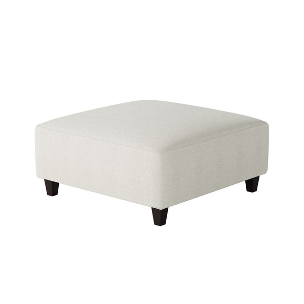 Fusion 109-C Transitional Cocktail Ottoman 109-C Chanica Oyster 38" Square Cocktail Ottoman