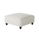 Fusion 109-C Transitional Cocktail Ottoman 109-C Chanica Oyster 38" Square Cocktail Ottoman