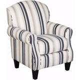 Fusion 532 Transitional Accent Chair 532 Cecil Cobalt 