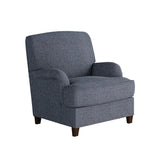 Fusion 01-02-C Transitional Accent Chair 01-02-C Sugarshack Navy Accent Chair