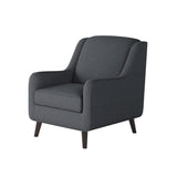 Fusion 240-C Transitional Accent Chair 240-C Truth or Dare Navy Accent Chair