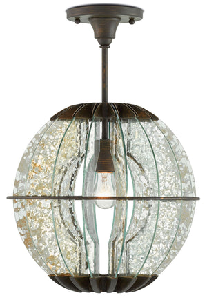 Quantum Chandelier - Elegant Silver Leaf Design with Blown Glass Balls & Adjustable Height Options
