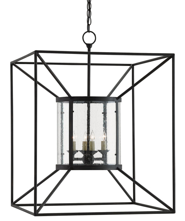 Quantum Chandelier - Elegant Silver Leaf Design with Blown Glass Balls & Adjustable Height Options