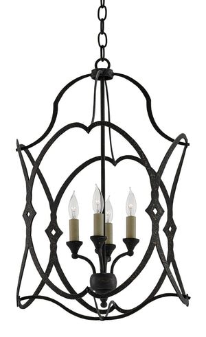 Quantum Chandelier - Elegant Silver Leaf Design with Blown Glass Balls & Adjustable Height Options