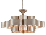 Grand Lotus Silver Large Chandelier