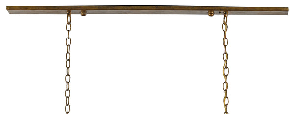 Quantum Chandelier - Elegant Silver Leaf Design with Blown Glass Balls & Adjustable Height Options