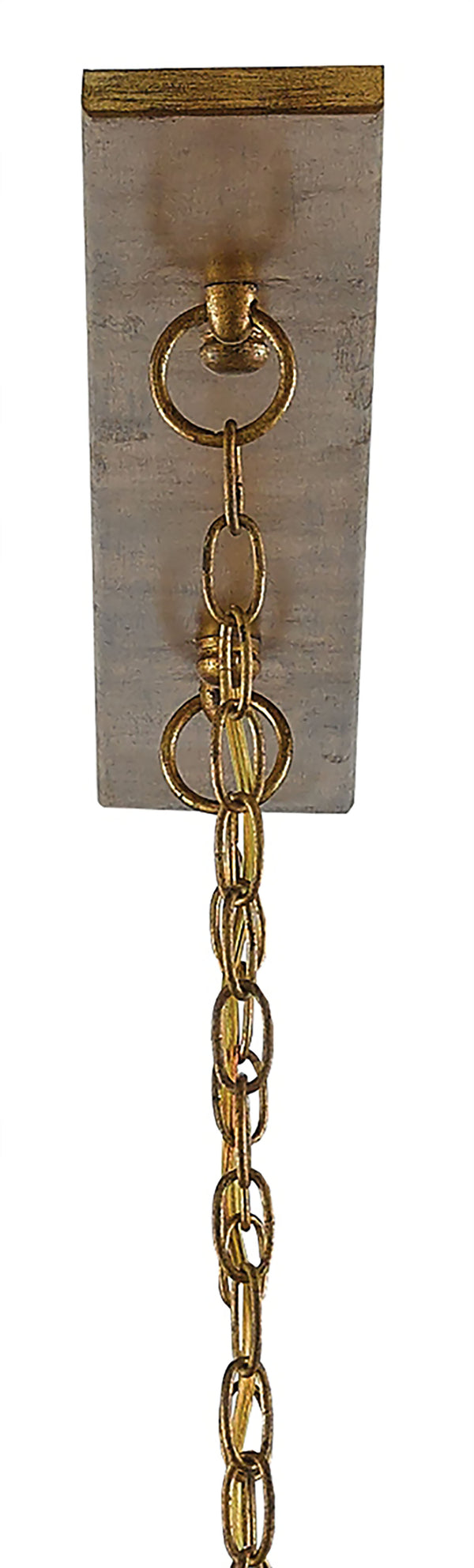 Maximus Gold Chandelier: Elegant Wrought Iron Design with Glass Shades for Stunning Home Décor