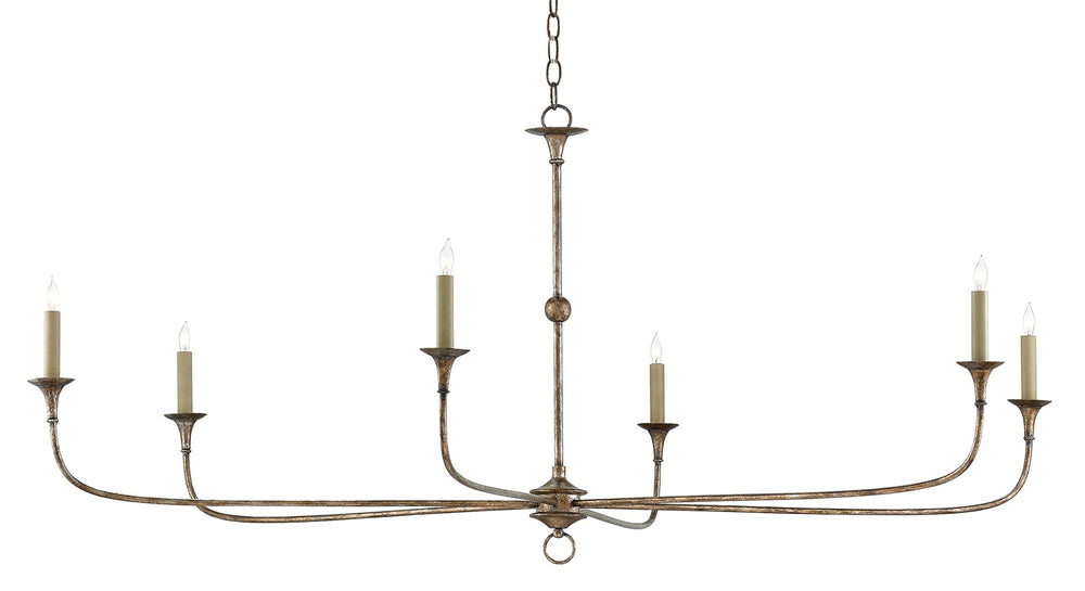 Nottaway Bronze Large Chandelier - Elegant Pyrite Finish, Graceful Design, Perfect for Any Space