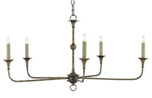 Quantum Chandelier - Elegant Silver Leaf Design with Blown Glass Balls & Adjustable Height Options