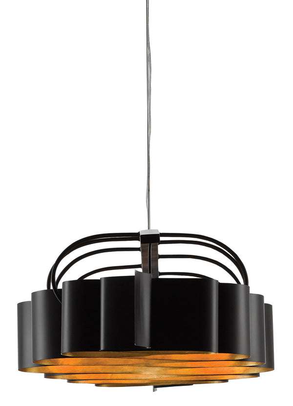 Quantum Chandelier - Elegant Silver Leaf Design with Blown Glass Balls & Adjustable Height Options