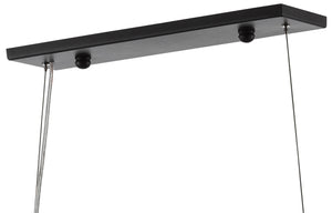 Quantum Chandelier - Elegant Silver Leaf Design with Blown Glass Balls & Adjustable Height Options