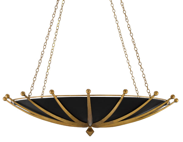 Quantum Chandelier - Elegant Silver Leaf Design with Blown Glass Balls & Adjustable Height Options