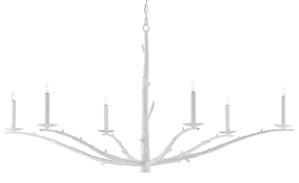 Quantum Chandelier - Elegant Silver Leaf Design with Blown Glass Balls & Adjustable Height Options