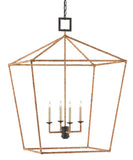 Denison Rattan Large Lantern