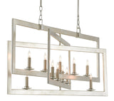 Middleton Rectangular Silver Chandelier