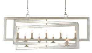 Middleton Rectangular Silver Chandelier